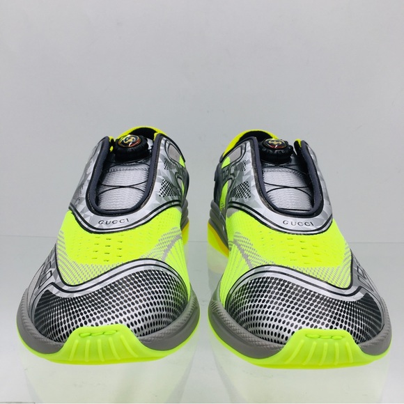 Gucci Ultrapace R Sneakers- Yellow/ Grey- 623109 - Picture 7 of 14